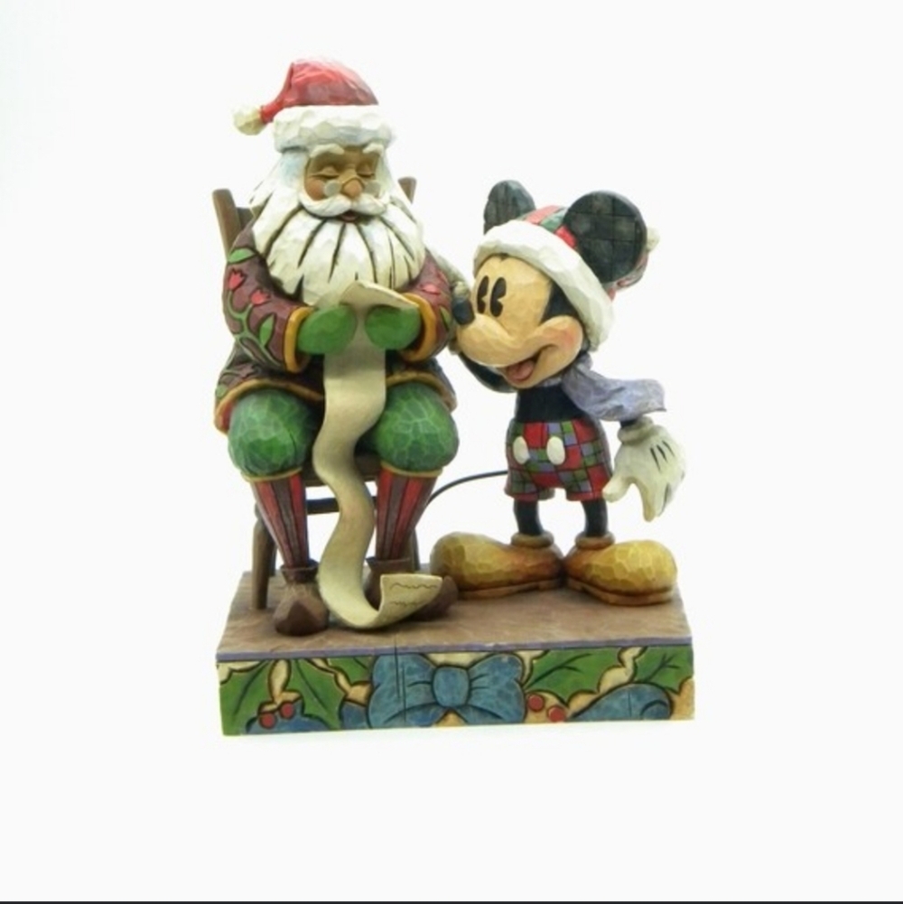 Disney Enesco Jim Shore Disney Traditions Mickey "Checking It Twice" Figurine